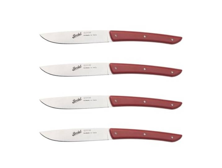 Berkel set coltelli da bistecca 4 pz. Color rosso