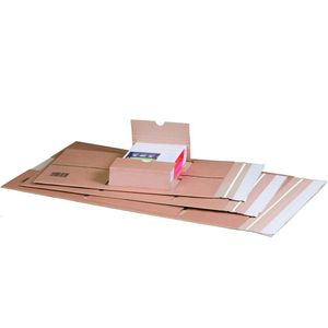 Smartboxpro Buchverpackungen B5, 25 x 19 x 10cm, braun, 20 Stück