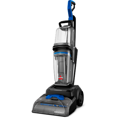 BISSELL Teppichreinigungsgerät "PowerWash Hydrosteam Dampfreiniger", schwarz, blau, B:30cm H:106cm T:42cm, Mehrzwecksauger