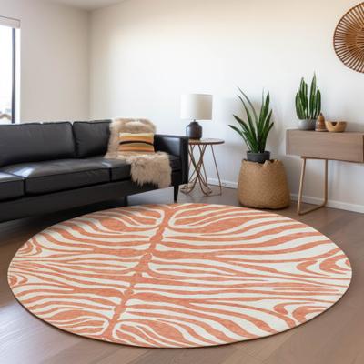 Addison Rugs Premium Washable Super Soft Zebra Print Mayfield Rug