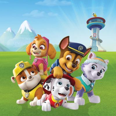 Leinwandbild BÖNNINGHOFF "Wandbild PAW PATROL 35x35 cm – Leinwandbild Keilrahmen Deko modern", bunt (farbe rahmen: kein rahmen, farbe bild(er): blau, weiß, grün), B:35cm H:35cm T:1,8cm, Canvas, MDF, Bilder, Leinwandbild, auf Keilrahmen gespannt
