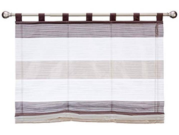 Home Fashion Store Enrouleur avec Bande transversale SCHERLI GABI Stein\, 130 x 120 cm\, 8
