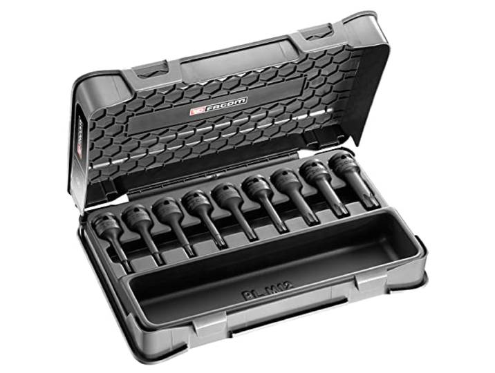 Facom NSXL.J9APB IMPACT insert 1/2Z Torx, set 9-delig