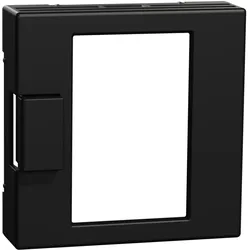 Merten Zentralplatte schwarz matt Uni-Temperaturregler MEG5775-0403