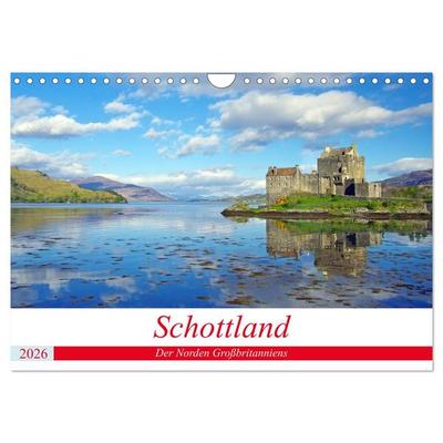 Schottland - Der Norden Großbritanniens (Wandkalender 2026 DIN A4 quer), CALVENDO Monatskalender