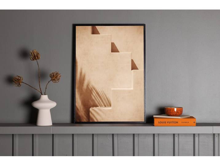 Poster Stairway aus hochwertigem Papier - 50 x 70 cm - Luxusbetten24