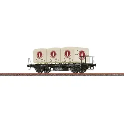 BRAWA 50917 H0 Behältertragwagen BTs30 mit Ekrt212 "Südmilch", DB, Ep. III
