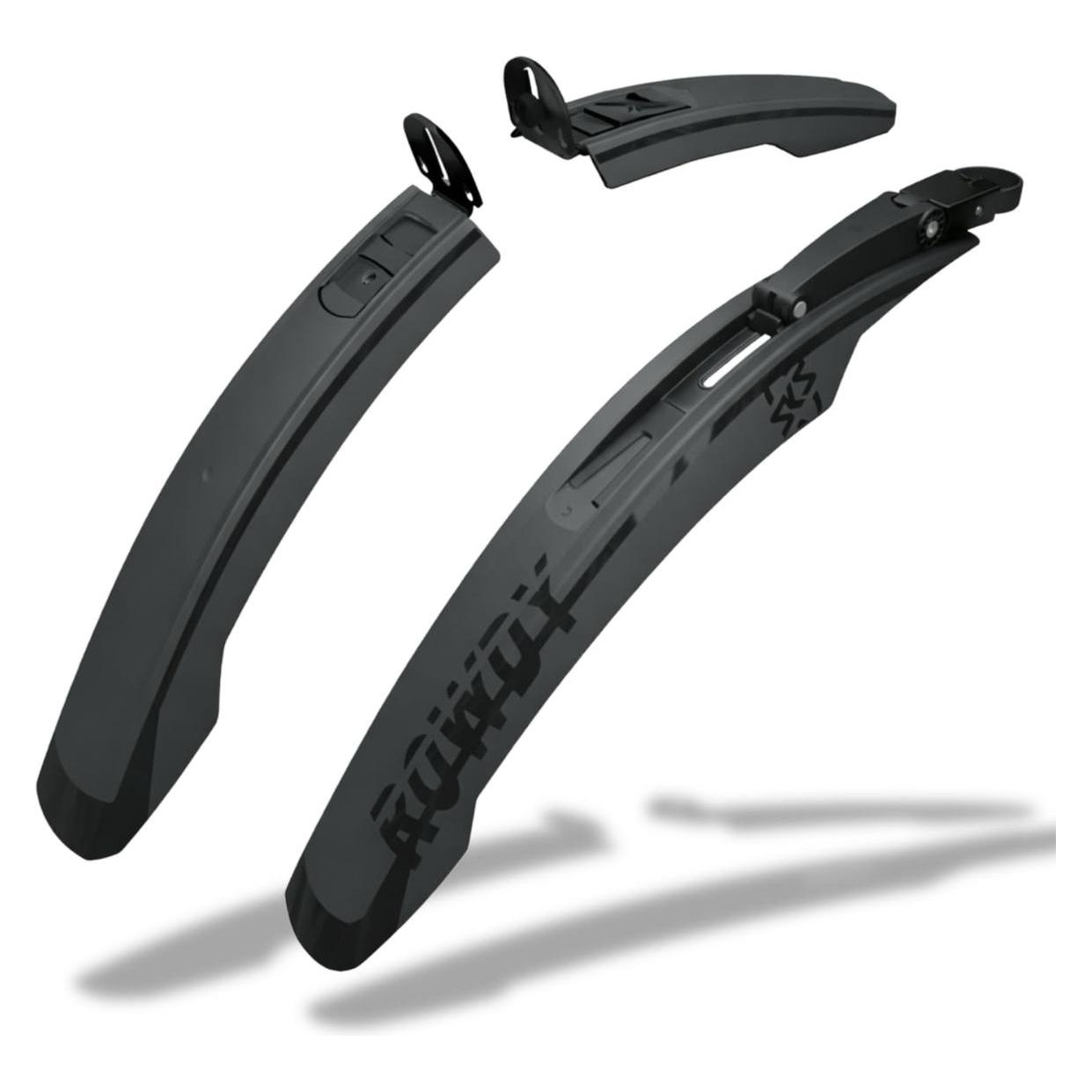 SKS Steckschutzblechgarnitur Rowdy 20"-24" schwarz (Schutzblech Set) (729337)