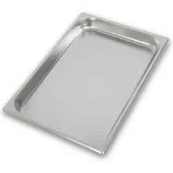 VERTES GN Behälter 1/1 Edelstahl, 40mm tief, temperaturbeständig -40°C bis +300°C, hygienisch, rostfrei, für Bain Marie & Gastro