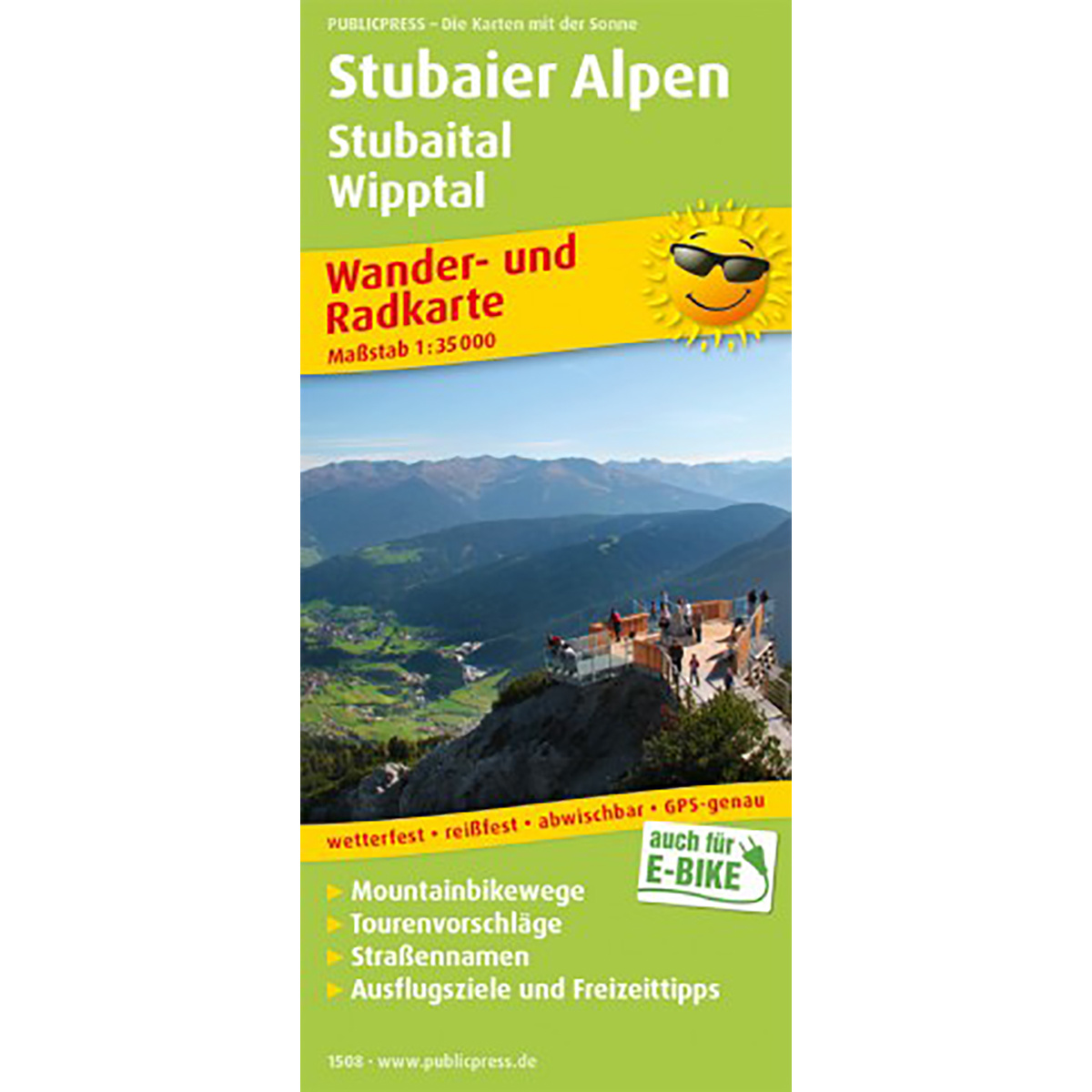 PublicPress RWK 1508 Stubaier Alpen - Stubaital, Wipptal (Größe One Size)