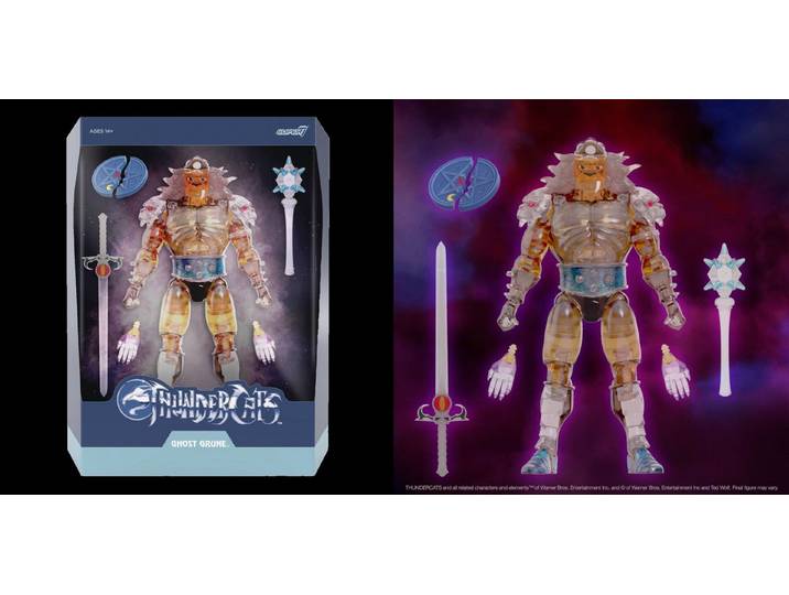 Super7 Actionfigur SDCC 2024 ThunderCats Ultimates Ghost Grune the Destroyer 7 Inch Actio