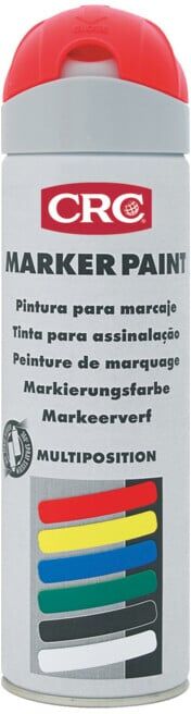 CRC Sprays de marquage MARKER PAINT, 500 ml, Couleur de marquage: R ; CRC Industries (10155-AA)