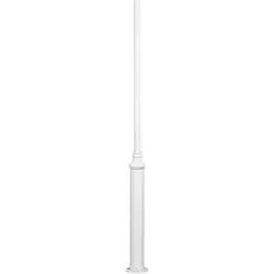 Konstsmide Pfahl Draco, matt weiss, Aluminium (579-250)