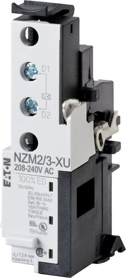 Eaton NZM2/3-XU24DC 259509 onderspanningsbeveiliging 24VDC