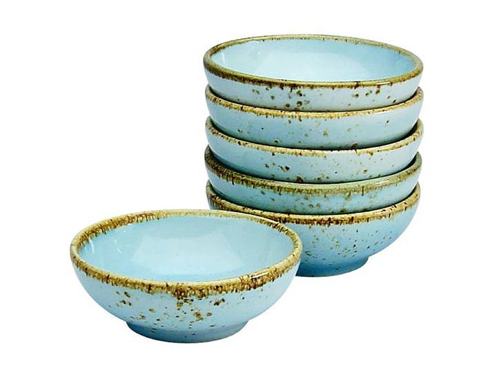 Dipschalen Nature Collection Ø 8cm Blau/Hellblau