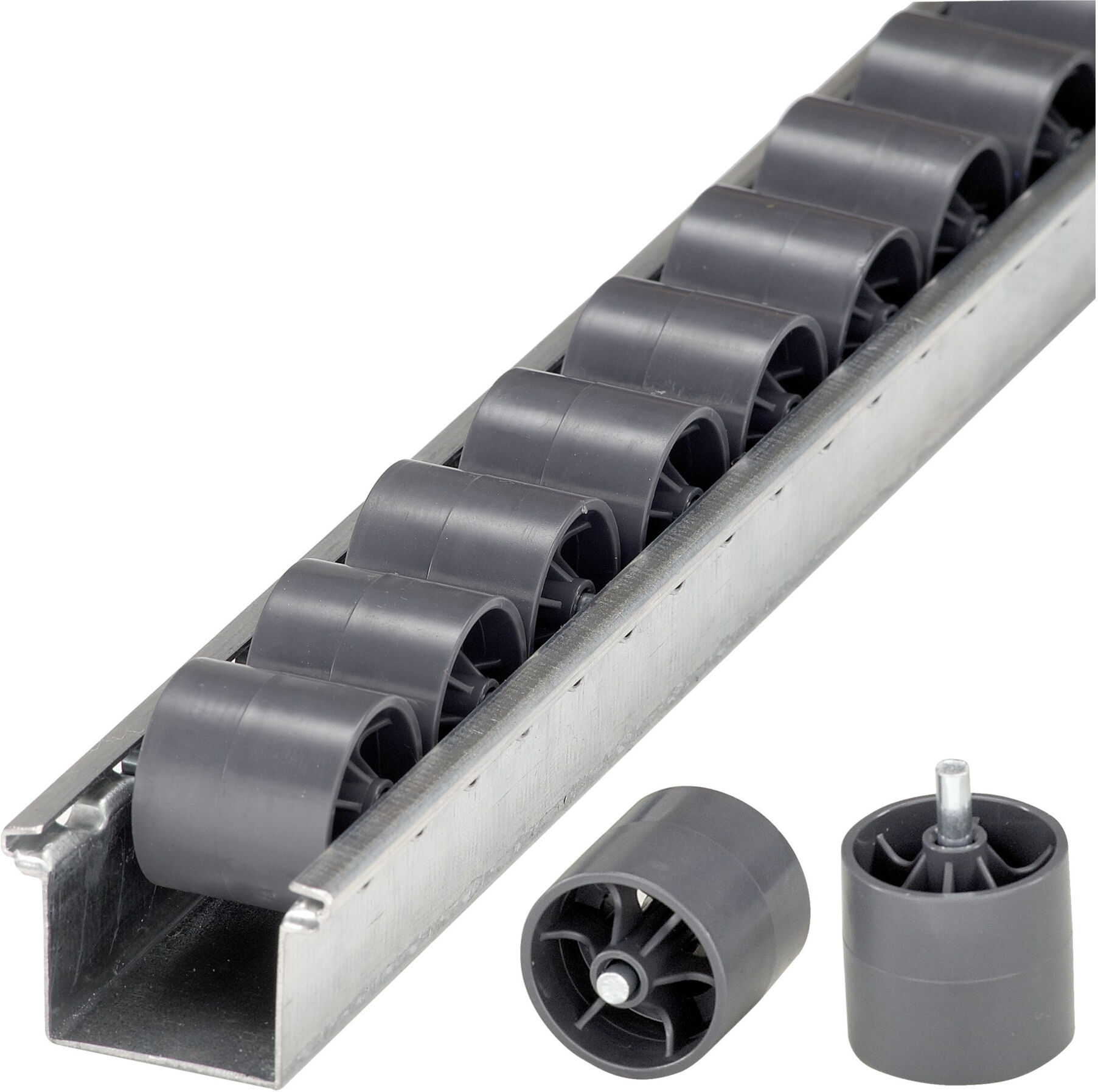 Bito Rollenleiste SDS / Röllchen mit Stahlachse, L2000 mm, 27720)