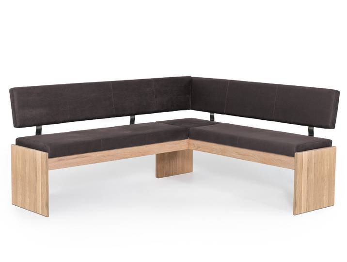 SIRION Eckbank mit Truhe aus Eiche, Material Massivholz /