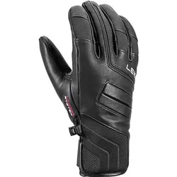 LEKI Herren Fingerhandschuhe He/Uni Phoenix 3D, Größe 10.5 in Schwarz Schwarz