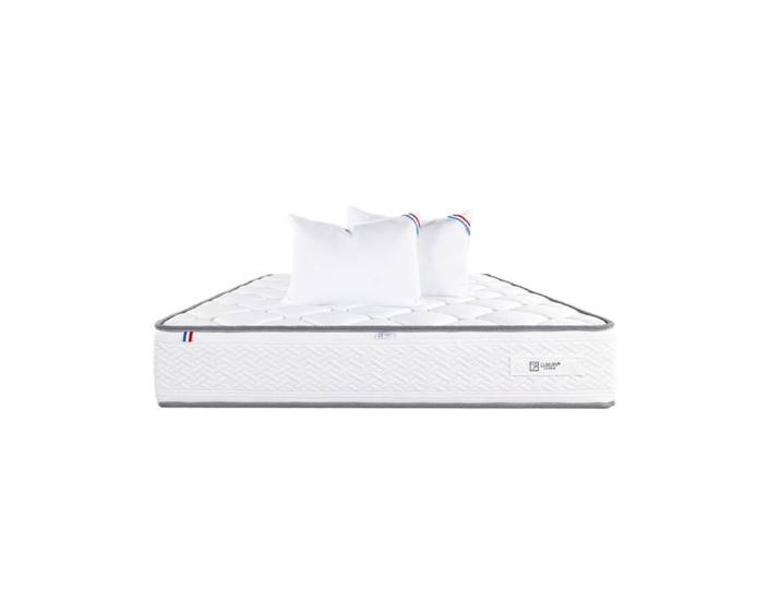 Matelas 140x190 cm Iris 20 cm mémoire de forme ferme face été/hiver + 2 oreillers