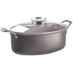 Pensofal Invictum Professional Oval Saucepan 32cm (2 handles w/glass) 5521, Pfanne + Kochtopf, Transparent