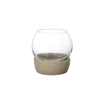 Kerzenhalter "Teelichthalter Perlemor Home ø 11 x 11,3 cm beige", beige, LIKE. BY VILLEROY & BOCH, Kerzenhalter, Kerzenhalter