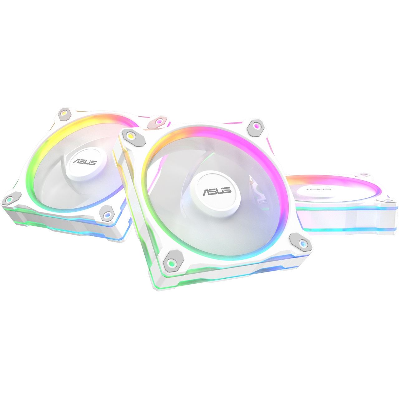 120x120x28mm Asus PRIME MR120 FAN ARGB REVERSE WHITE 3IN1