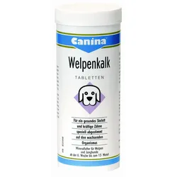 Canina Welpenkalk | 350g Tabletten für Junghunde