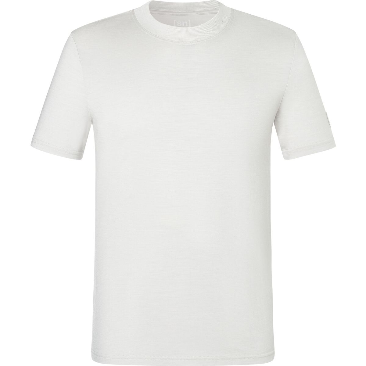 Super.Natural M Casual RIB BIO J Tee white stone melange (73D) XXL SNM02182073DXXL