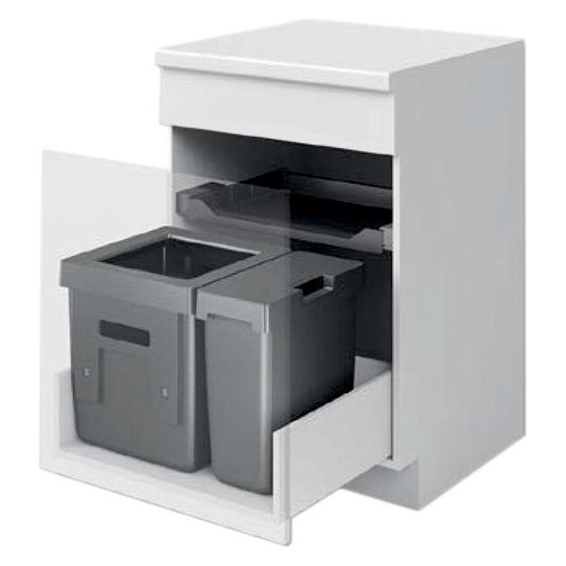 Peka Metall Abfall-Einsatzsystem PEKA Oeko Universal 40+17 (40 l) (BA-5343333)