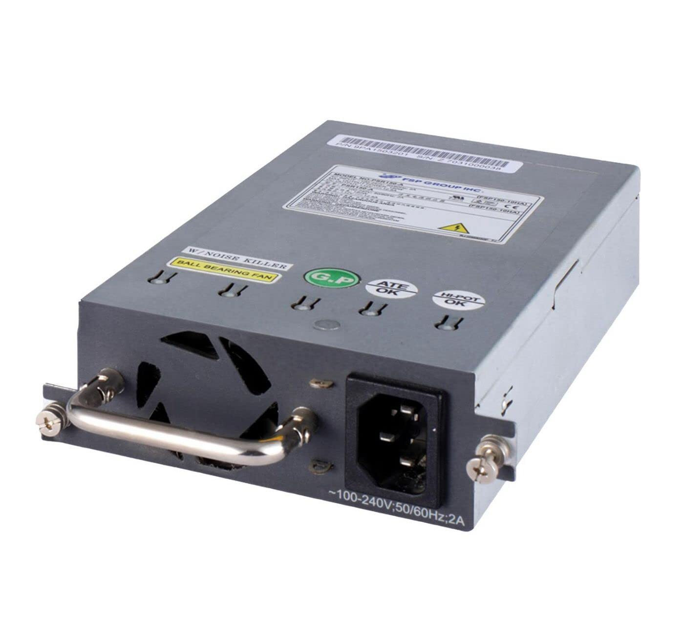 HP Networking X361 Voeding, 150W, 100-240VAC naar 12VDC, Zwart, 190,5 mm