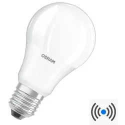 OSRAM E27 STAR+ Daylight Tageslichtsensor LED Lampe opalweiß 8,8W wie 60W warmweißes Wohlfühllicht