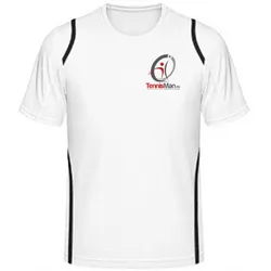 Tennisman Cooltex Tennis T-Shirt weiss/schwarz L