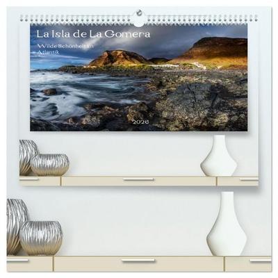 La Isla de La Gomera - Wilde Schönheit im Atlantik (hochwertiger Premium Wandkalender 2026 DIN A2 quer), Kunstdruck in Hochglanz