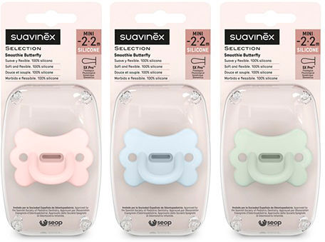 Suavinex Selection Smoothie Butterfly chupete con tetina Sx Pro -2-2m 1 u