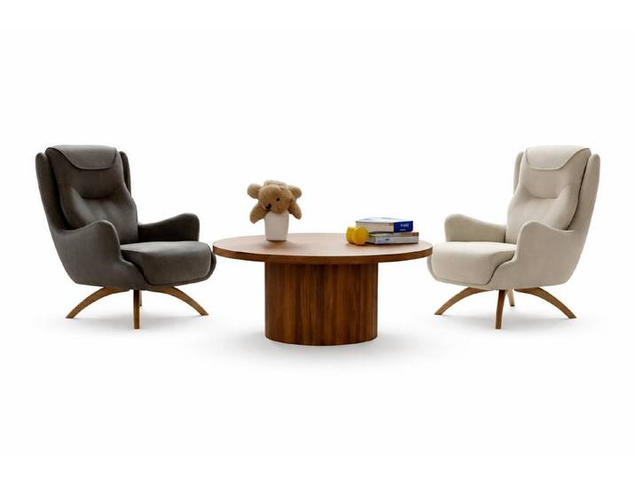 JVmoebel Sessel Wohnzimmer Set Modern Mehrfarbig Designer-Bergère Komfortabel Stoff (2-St)