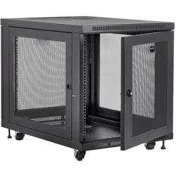 Eaton SmartRack 12U Mid-Depth Small Rack Enclosure (12 HE, 19 Zoll Rack), Serverschrank, Schwarz