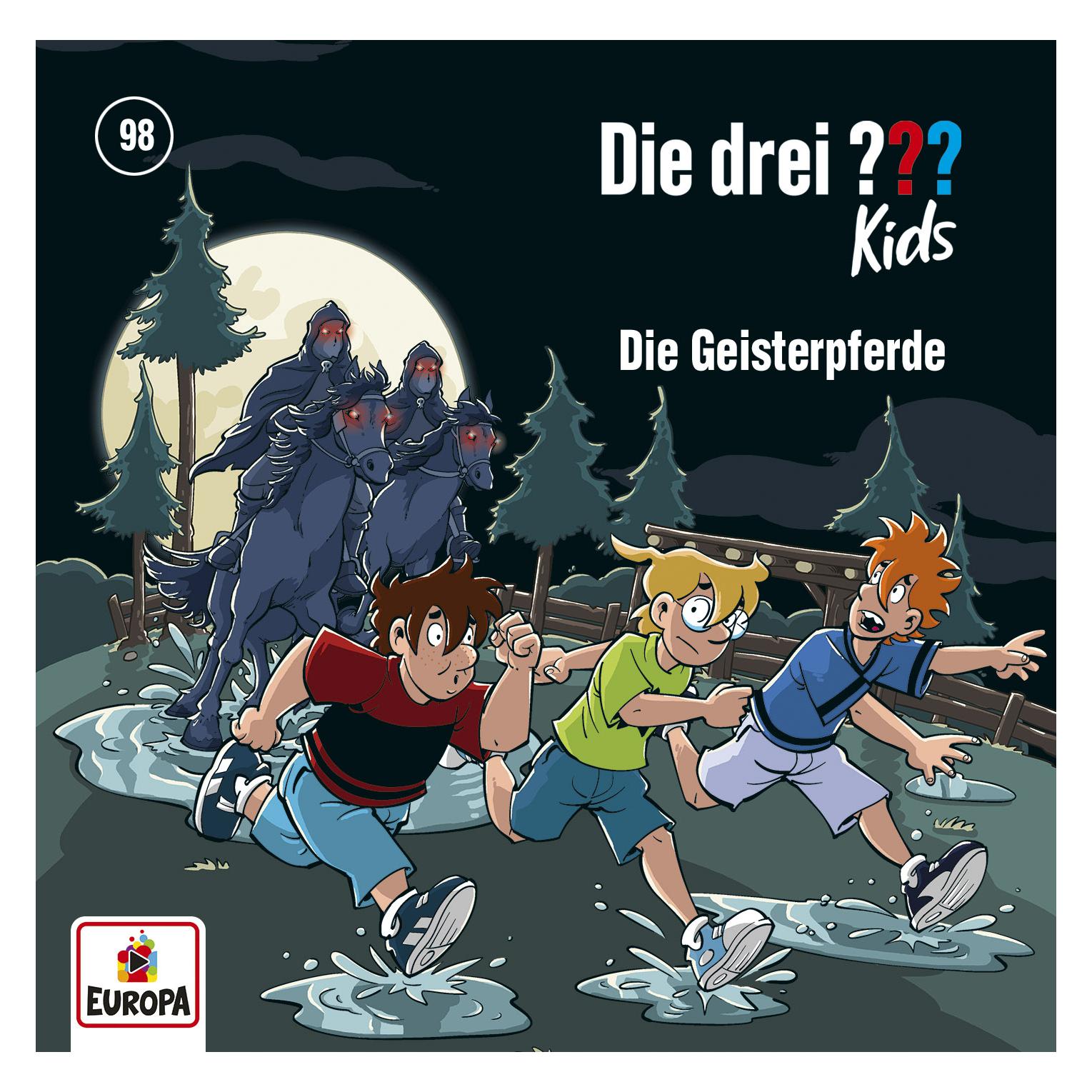 Europa Die drei DREI FRAGEZEICHEN Kids 98 - Die Geisterpferde (Ulf Blanck, Deutsch) (58856122)