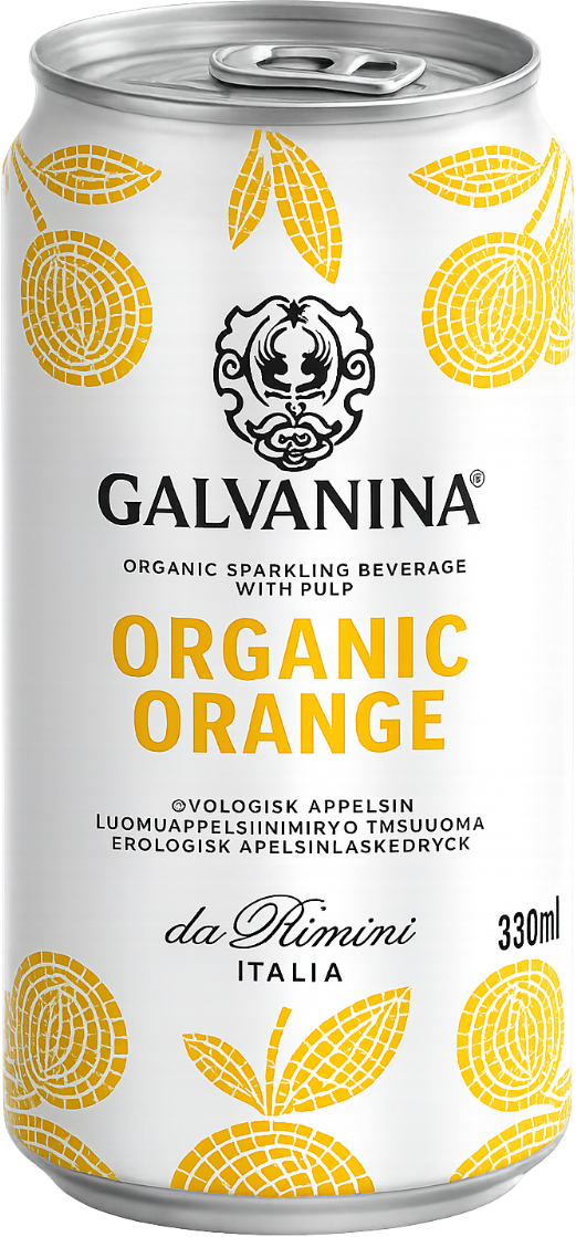 Galvanina Ermäßigt  Bio Orangenlimonade 330 ml - 0,33 l