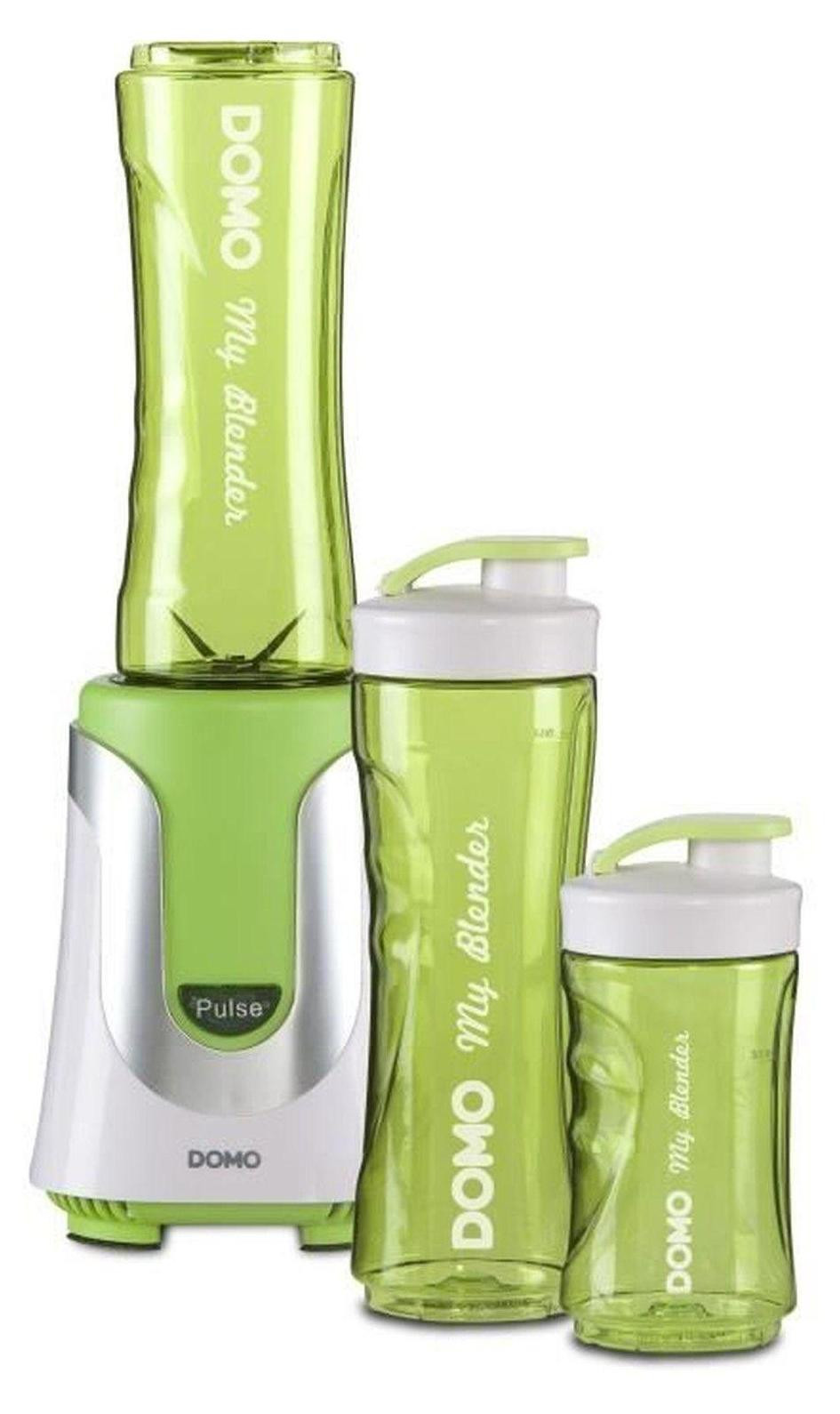 Domo DO436BL staande mixer met pulsfunctie, 0,6 liter, groen