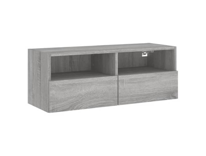 vidaXL TV-Wandschränke 2 STK. Grau Sonoma 80x30x30 cm Holzwerkstoff