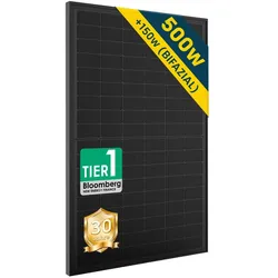 ALLDREI 500W Bifazialer Glas-Glas Solarmodule - 3 Module