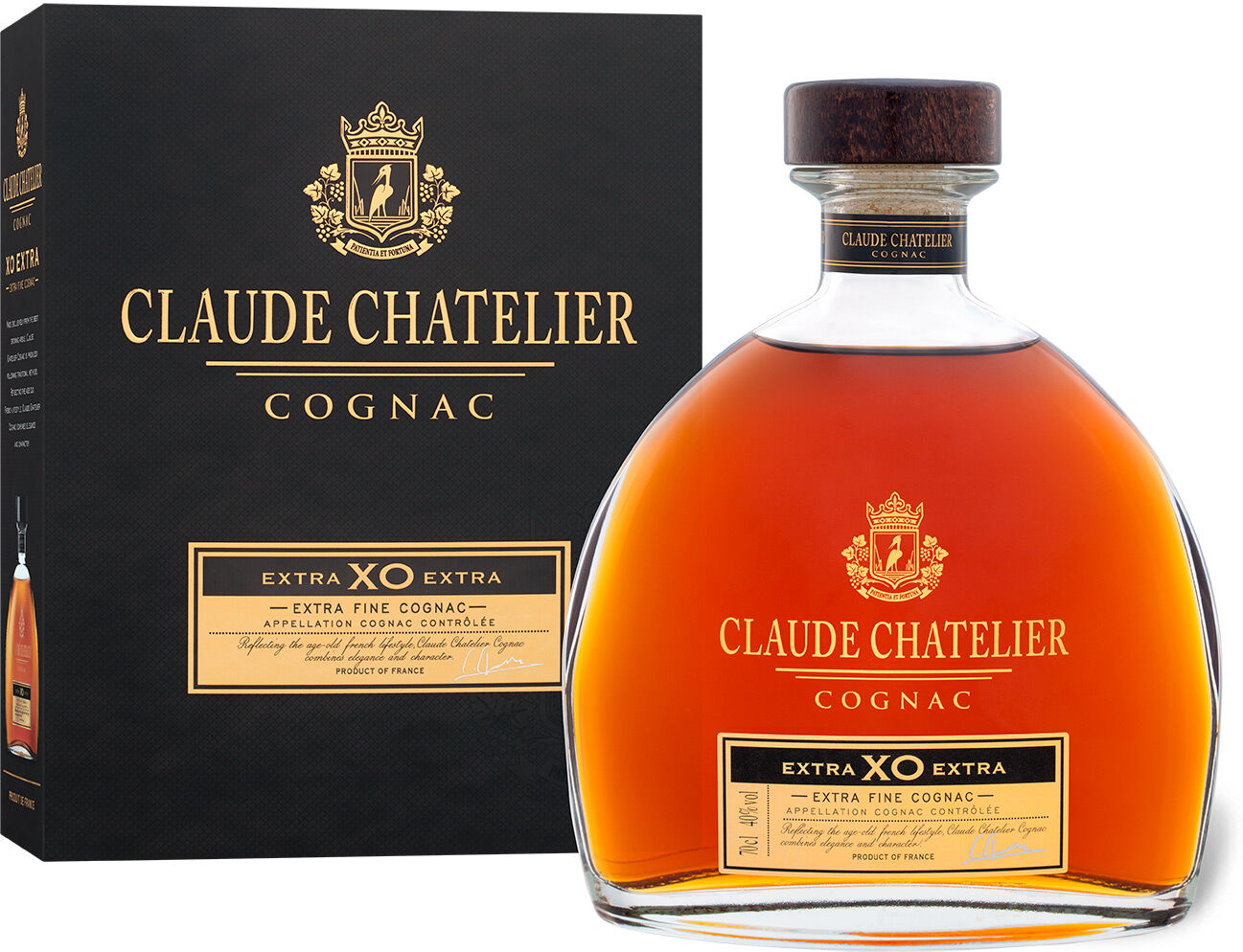 CLAUDE CHATELIER XO Cognac mit Geschenkbox 40% Vol