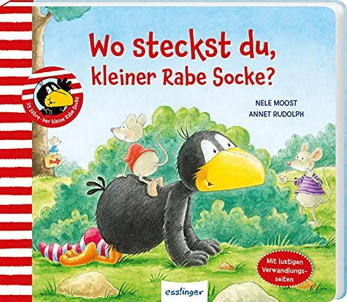 Nele Moost - Der kleine Rabe Socke: Wo steckst du, kleiner Rabe Socke?: Verwandlungsbuch - Preis vom 30.09.2026 09:01:18 h