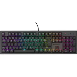 Genesis Gaming Tastatur THOR 303 brown kabelgeb. (DE) (DE, Kabelgebunden), Tastatur, Schwarz