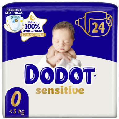 Dodot Fraldas de Bebé Sensitive <3 kg T0 24 un