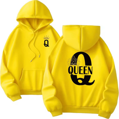 Inspire Essentials King Queen Matching Hoodies Casual Pullover Sweatshirts For Couples 14 xxl