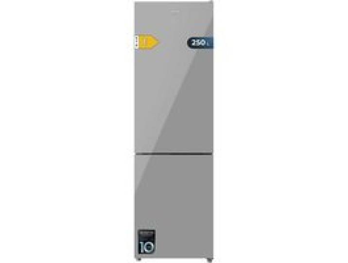 Cecotec Réfrigérateur combiné Bolero CoolMarket Combi 250 Grey Glass E. Réfrigérateur verre gris 250L Total No Frost