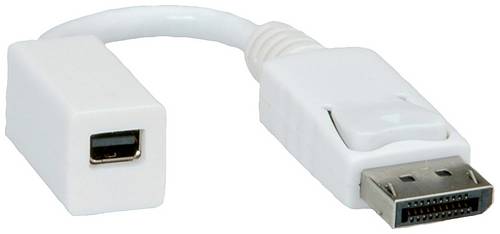 Roline 12.03.3132 DisplayPort / Mini-DisplayPort Adapter Weiß 0.15 m