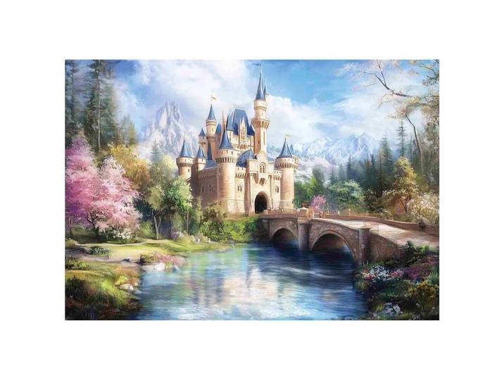 FOTOTAPETE Kinderzimmer Mädchen Schloss 250x175