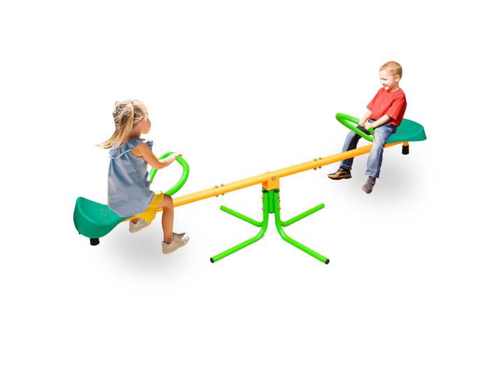 Balançoire pour enfants de 180 cm, balançoire double pour enfants, équipement de jeu extérieur pour jardin et école, antidérapante, jaune et vert, bicolore
